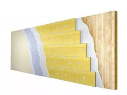 Vanjski zid iz poprečno laminirane šperploče (XLAM)